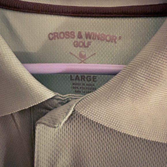 Cross & Winsor Men's Golf Shirt - Size L - Picture 3 of 5